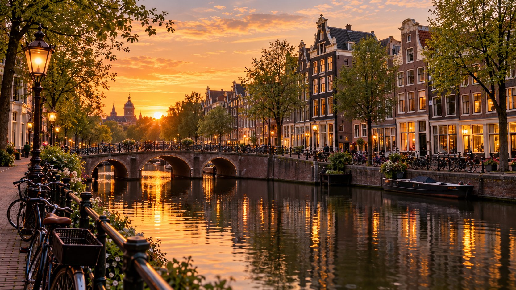 Blick auf Amsterdam