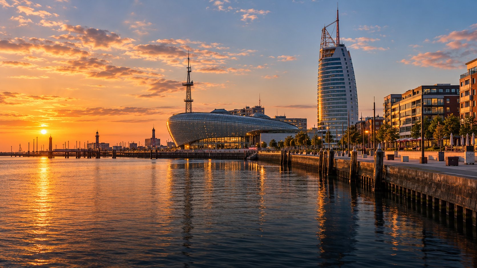 Blick auf Bremerhaven