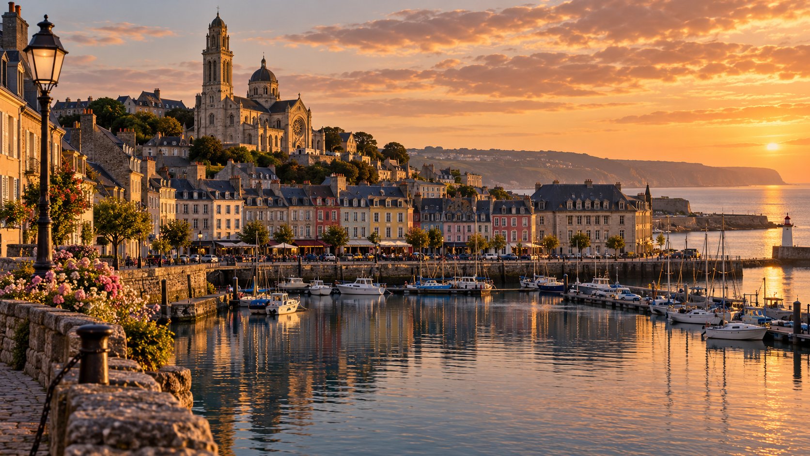 Blick auf Cherbourg