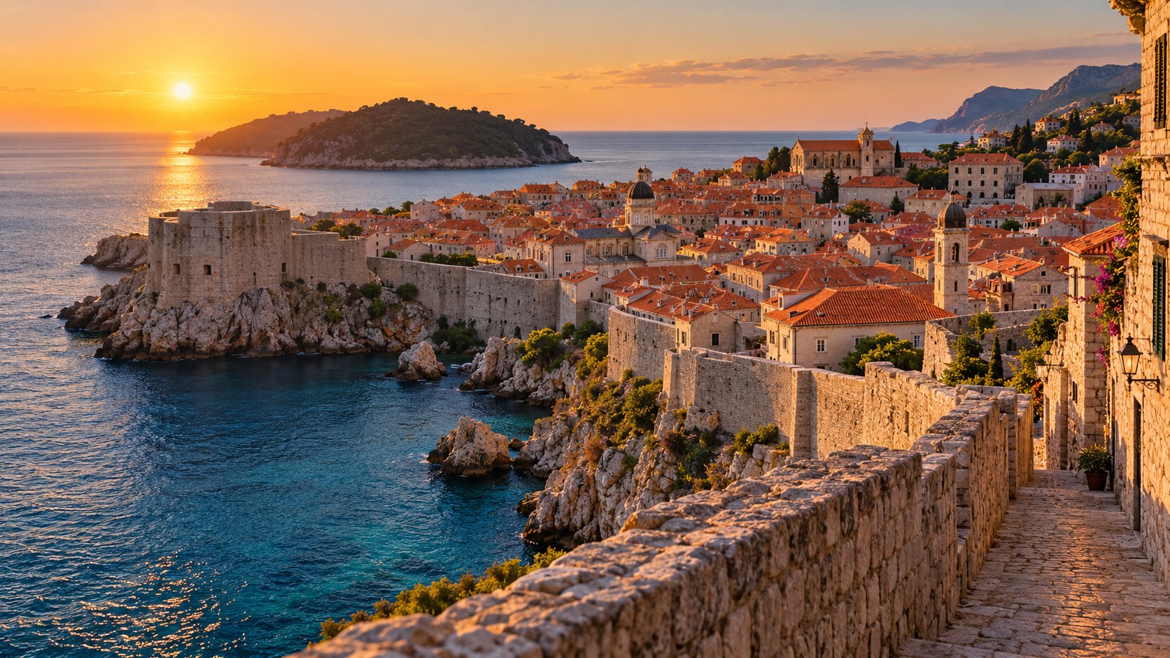 Blick auf Dubrovnik