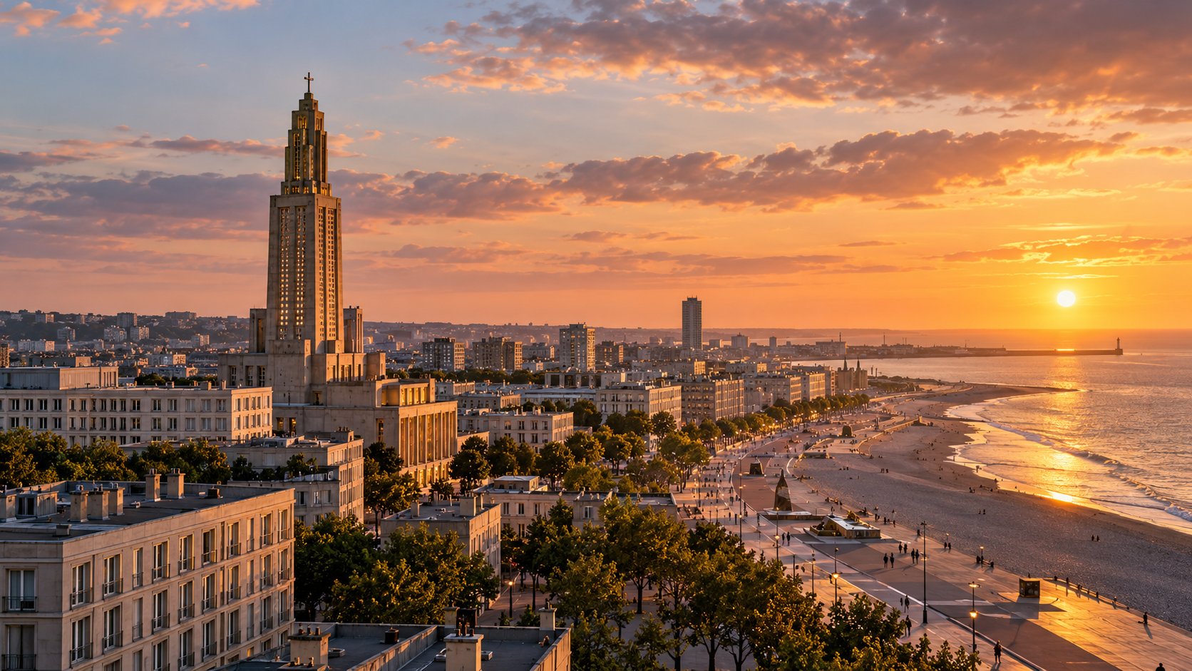 Blick auf Le Havre