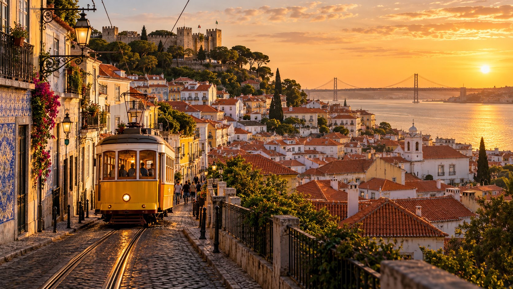 Blick auf Lissabon