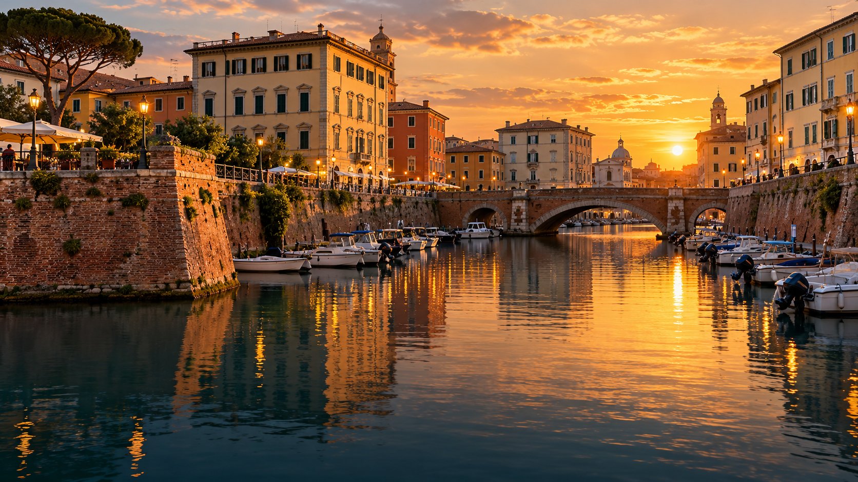 Blick auf Livorno