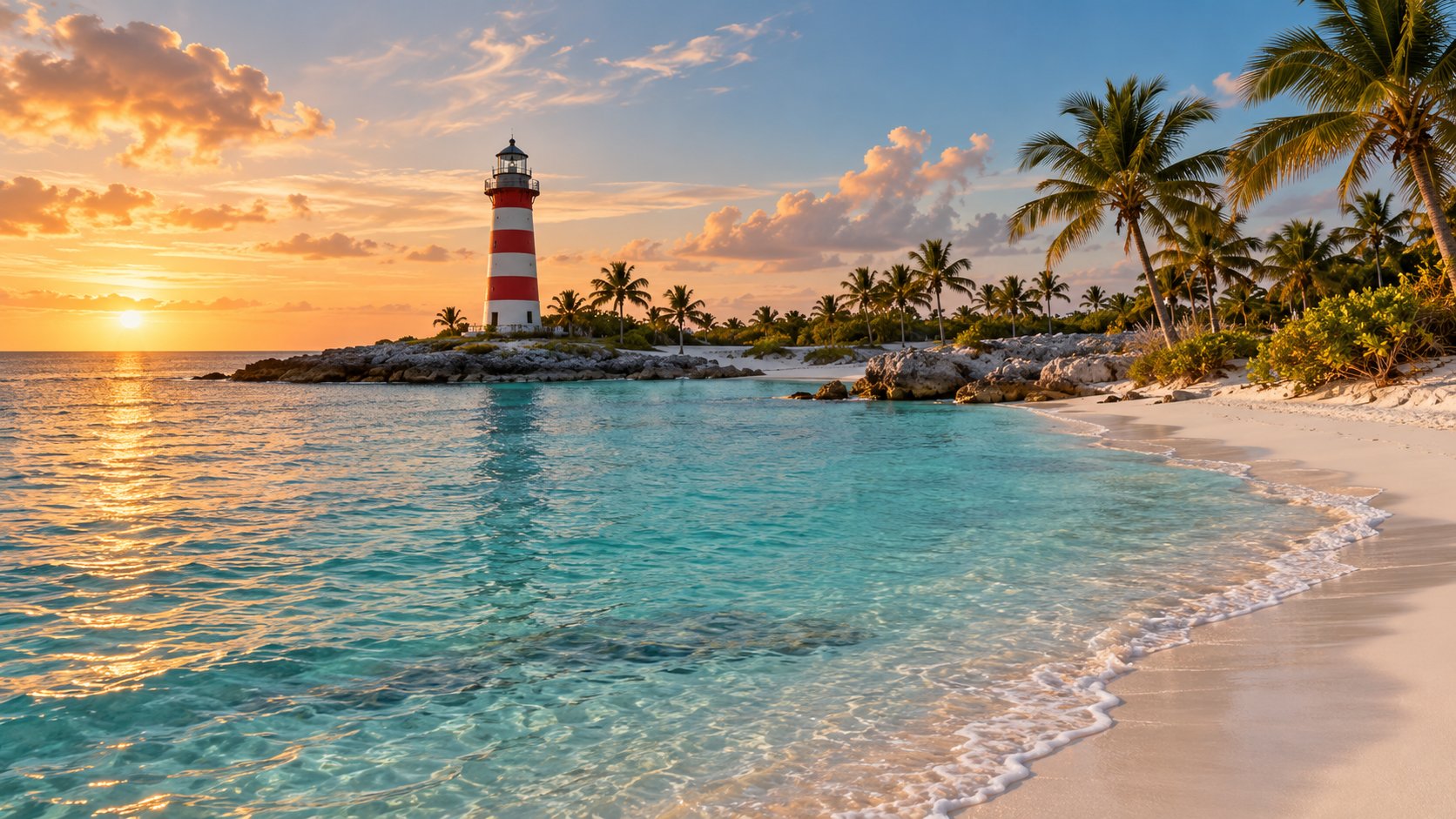 Blick auf Ocean Cay