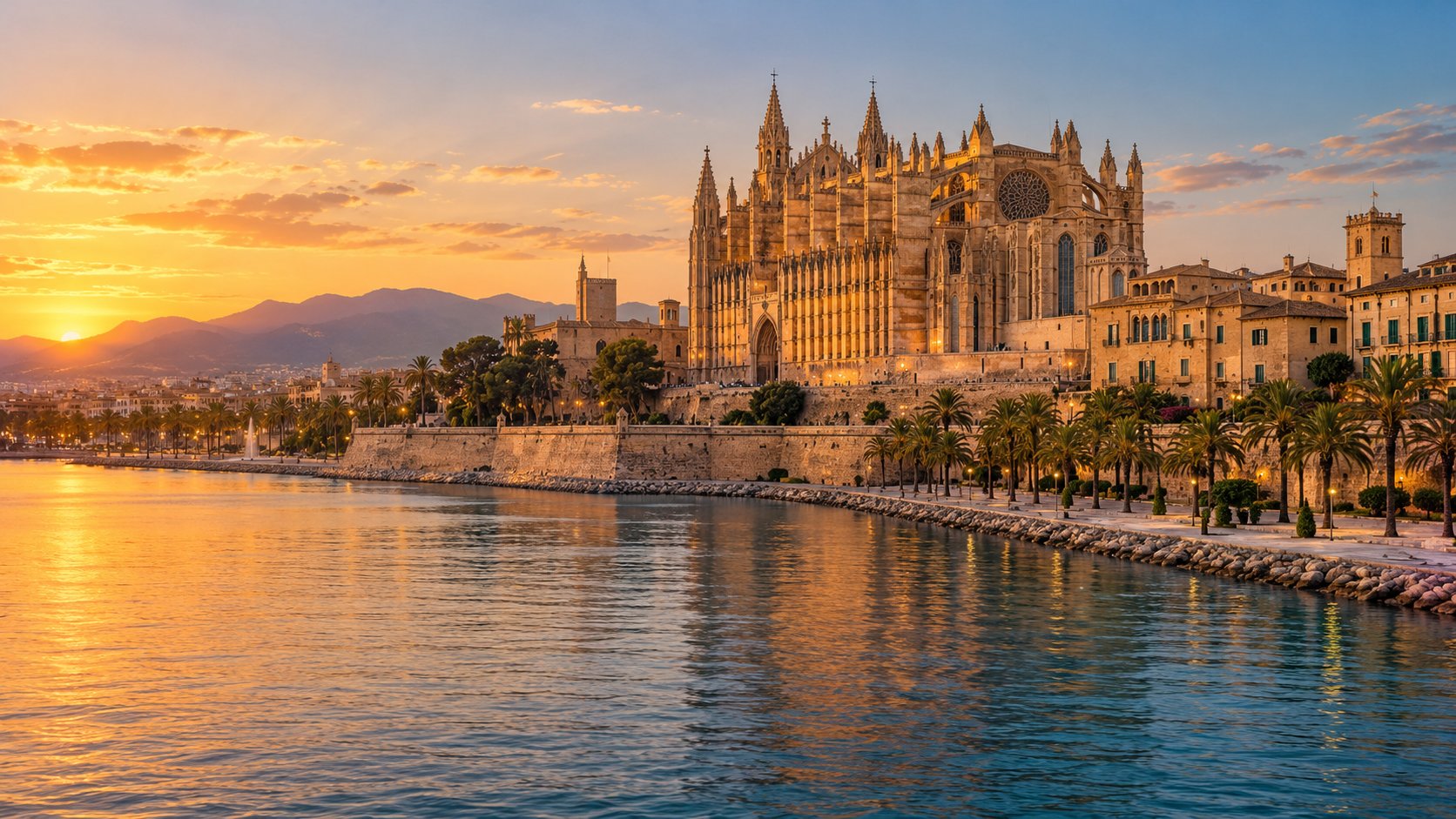 Blick auf Palma de Mallorca