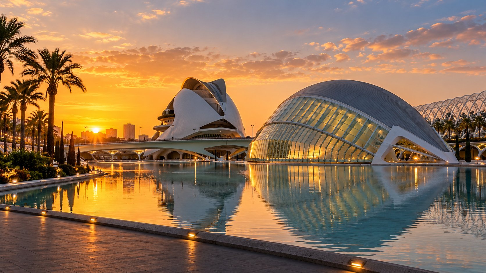 Blick auf Valencia